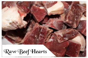 Raw Beef Hearts